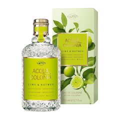 Одеколон 4711 Acqua Colonia Lime & Nutmeg EDC для мужчин/женщин, 50 мл цена и информация | Женские духи | pigu.lt