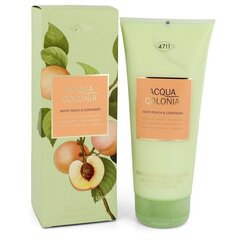 Kreminis kūno losjonas 4711 Acqua Colonia White Peach & Coriander 200 ml kaina ir informacija | Kūno kremai, losjonai | pigu.lt