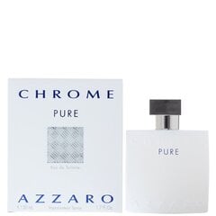 Туалетная вода Azzaro Chrome Pure EDT для мужчин 50 мл цена и информация | Мужские духи | pigu.lt