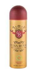 Purškiamas dezodorantas Cuba Original Cuba Royal vyrams, 200 ml kaina ir informacija | Cuba Paris Kvepalai, kosmetika | pigu.lt