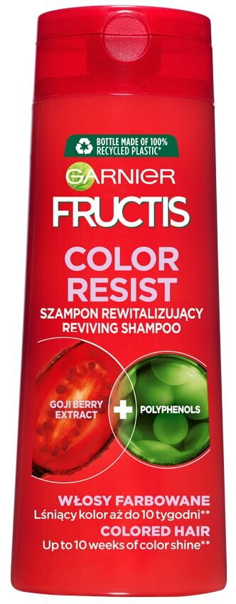 Šampūnas dažytiems plaukams Garnier New Fructis Color Resist 400 ml kaina ir informacija | Šampūnai | pigu.lt
