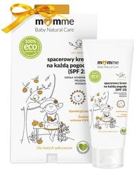 Защитный крем MomMe Baby Natural Care SPF 25, 50 мл цена и информация | Косметика для мам и детей | pigu.lt