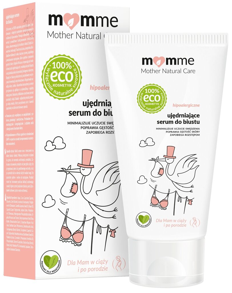 Krūtinės serumas MomMe Baby Natural Care, 150 ml цена и информация | Anticeliulitinės, stangrinamosios priemonės | pigu.lt