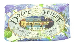 Natūralus muilas Nesti Dante Dolce Vivere Blue Iris, Morning Dew & Laurel 250 g kaina ir informacija | Muilai | pigu.lt