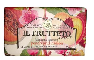 Натуральное мыло Nesti Dante Il Frutteto Peach And Melon, 250 г цена и информация | Мыло | pigu.lt