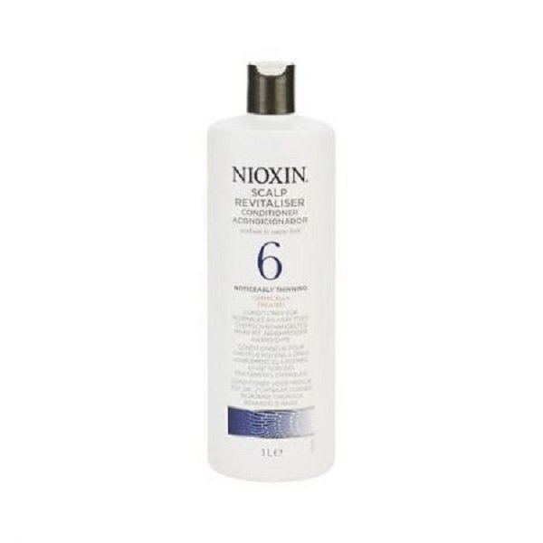 Apimties suteikiantis plaukų kondicionierius nuo plaukų slinkimo Nioxin System 6 1000 ml kaina ir informacija | Balzamai, kondicionieriai | pigu.lt
