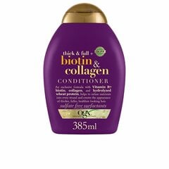 Kondicionierius OGX Collagen & Biotin, 385 ml цена и информация | Бальзамы, кондиционеры | pigu.lt