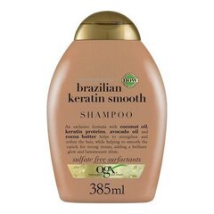 Glotninamasis šampūnas su brazilišku keratinu Organix Brazilian Keratin Smooth Shampoo, 385ml kaina ir informacija | Organix Sodo prekės | pigu.lt