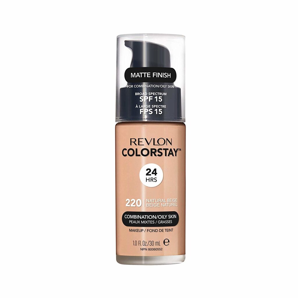 Makiažo pagrindas mišriai ir riebiai odai Revlon ColorStay™ Makeup SPF15 30 ml цена и информация | Makiažo pagrindai, pudros | pigu.lt