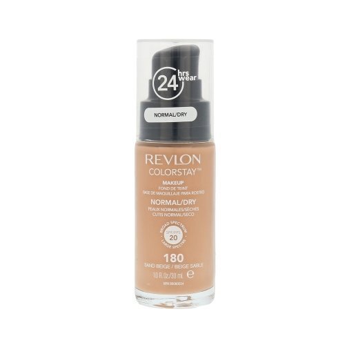 Makiažo pagrindas normaliai ir sausai veido odai Revlon ColorStay Makeup SPF20 180 Sand Beige, 30 ml цена и информация | Makiažo pagrindai, pudros | pigu.lt