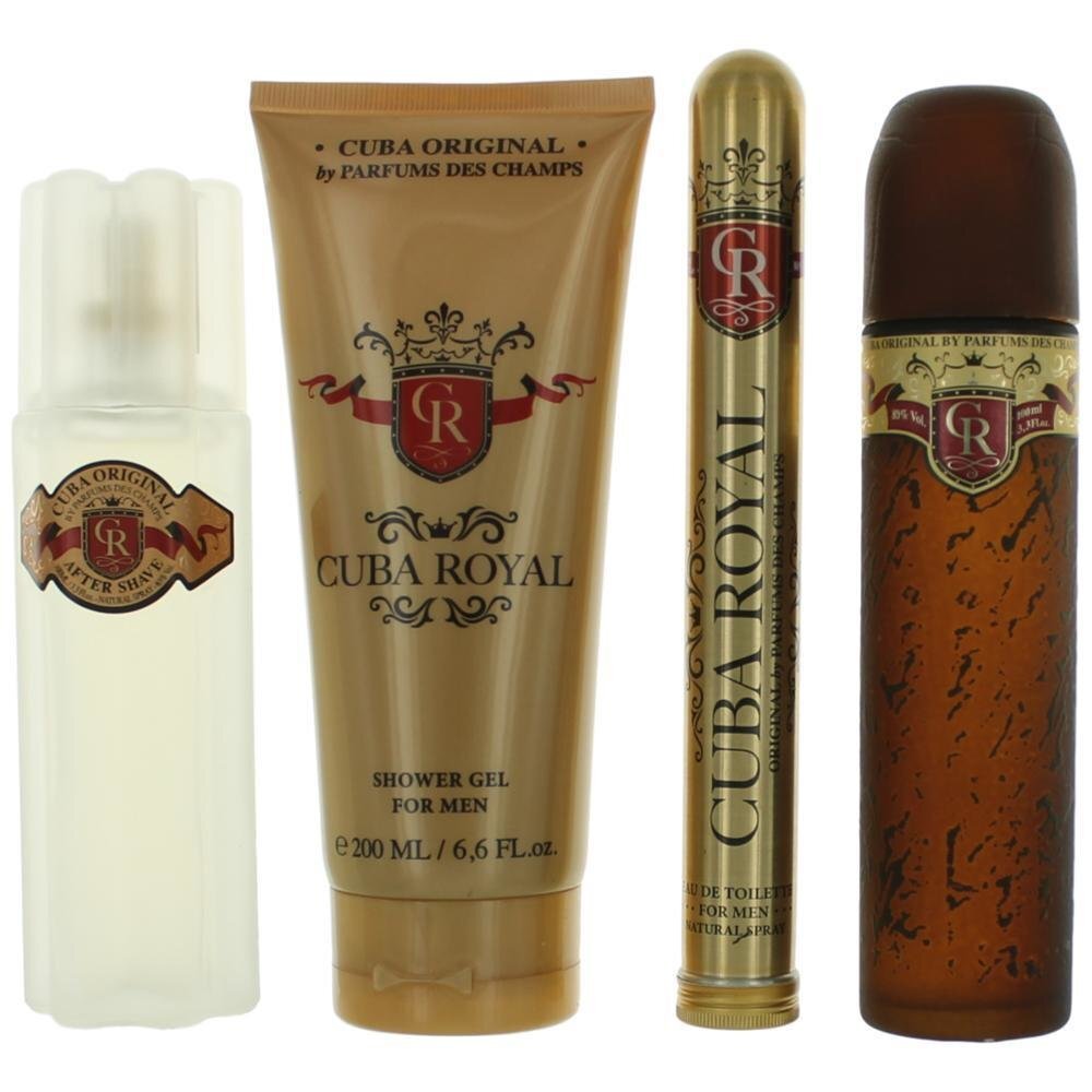 Rinkinys Cuba Original Cuba Royal: EDT vyrams 100 ml + EDT vyrams 15 ml + dušo želė 200 ml + balzamas po skutimosi 100 ml цена и информация | Kvepalai vyrams | pigu.lt