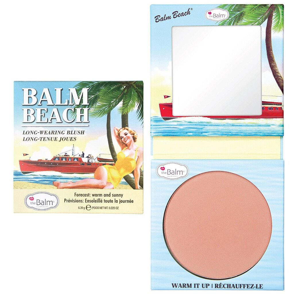 Skaistalai Balm Beach Nude Pink theBalm, 6.39 g kaina ir informacija | Bronzantai, skaistalai | pigu.lt