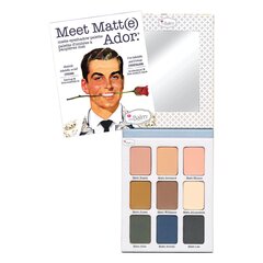 Палетка теней для век TheBalm Meet Matte Ador 21.6 г цена и информация | Тушь, средства для роста ресниц, тени для век, карандаши для глаз | pigu.lt