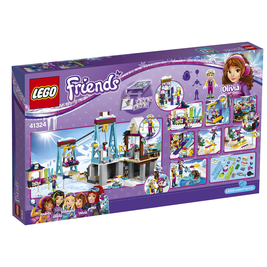 41324 LEGO® FRIENDS Slidinėjimo kurorto keltuvas kaina ir informacija | Konstruktoriai ir kaladėlės | pigu.lt