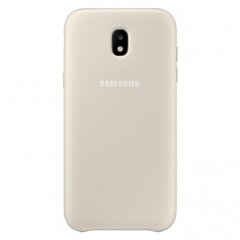 Чехол-крышка Samsung Etui Dual Layer для Samsung Galaxy J3 (J330), Золотистый цена и информация | Чехлы для телефонов | pigu.lt