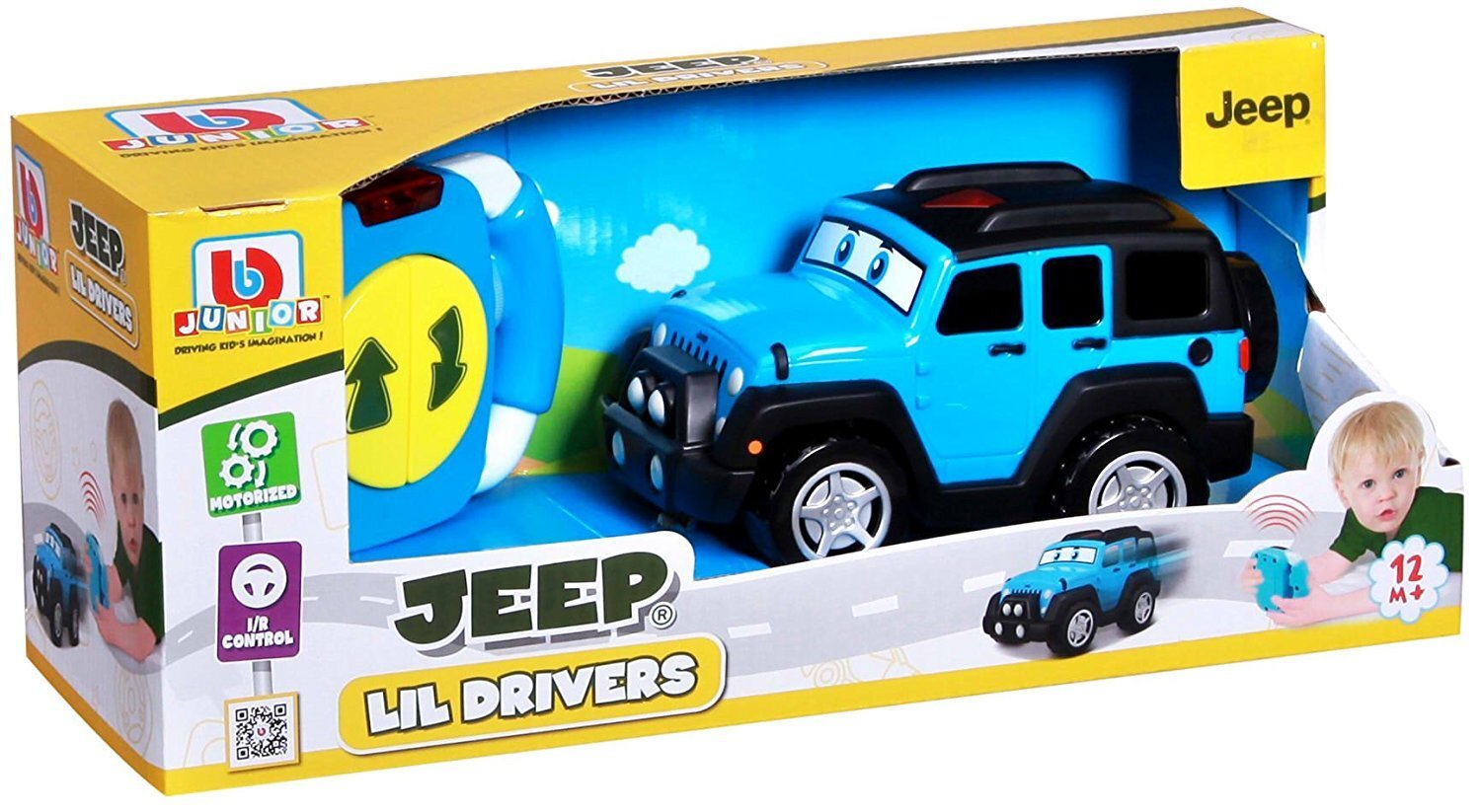 Radijo bangomis valdomas automobilis BB Junior Jeep Lil Driver, 16-82301 kaina ir informacija | Žaislai kūdikiams | pigu.lt