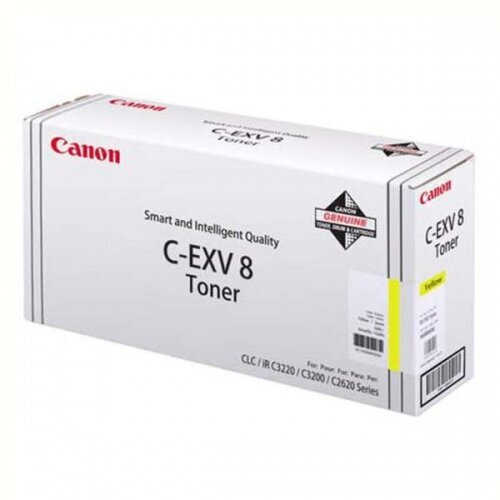 Canon C-EXV 8 (7626A002), geltona kasetė lazeriniams spausdintuvams, 25000 psl. kaina ir informacija | Kasetės lazeriniams spausdintuvams | pigu.lt