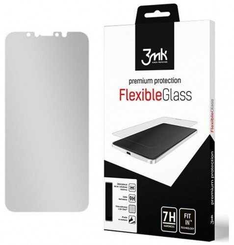 Grūdinto stiklo ekrano apsauga 3MK FlexibleGlass, skirta Samsung Galaxy S6 telefonui, skaidri kaina