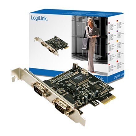 LogiLink 2x Serial to PCIe (PC0031) цена и информация | Valdikliai | pigu.lt