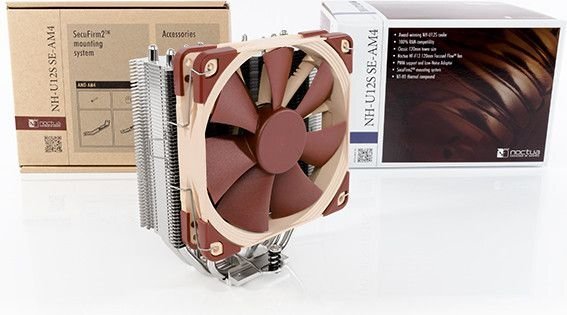 Noctua Premium-Grade 120mm Tower CPU Cooler for AMD AM4 (NH-U12S SE-AM4) цена и информация | Procesorių aušintuvai | pigu.lt