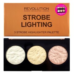 Makeup Revolution London Strobe Lighting Palette хайлайтер 11,5 г цена и информация | Бронзеры (бронзаторы), румяна | pigu.lt