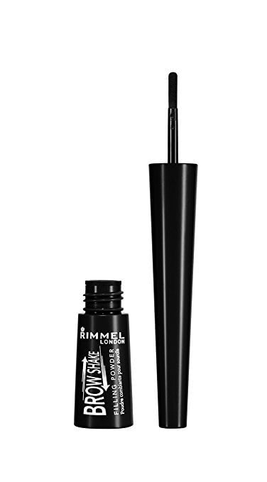 Antakių pudra Rimmel Brow Shake 2.5 g, Nr.004 Black цена и информация | Antakių dažai, pieštukai | pigu.lt