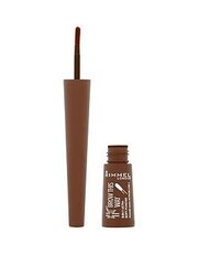 Antakių pudra Rimmel Brow Shake 2.5 g, Dark Brown цена и информация | Карандаши, краска для бровей | pigu.lt