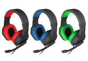 Головные наушники Genesis Argon 200: Цвет - Зелёный цена и информация | Теплая повязка на уши, черная | pigu.lt