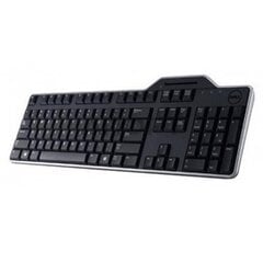 Русская (QWERTY) клавиатура Dell KB-813 Smartcard Reader USB Keyboard Black цена и информация | Клавиатуры | pigu.lt