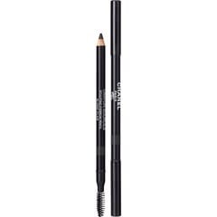 Карандаш с зеточкой для бровей Chanel Crayon Sourcils 1 г, 60 Noir Cendre цена и информация | Карандаши, краска для бровей | pigu.lt