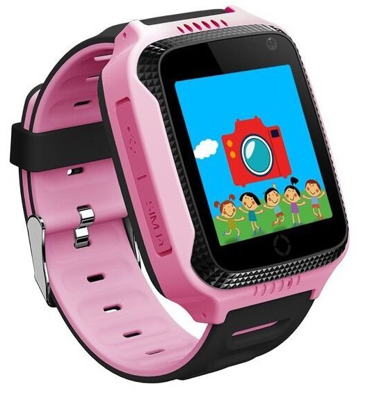 GPS laikrodis, telefonas Sponge See, Rožinė kaina ir informacija | Išmanieji laikrodžiai (smartwatch) | pigu.lt