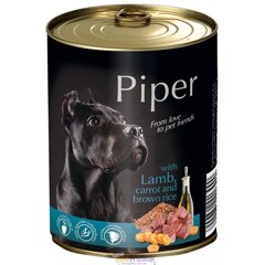 Piper su ėriena, morkomis ir rudais ryžiais, 800 g kaina ir informacija | Konservai šunims | pigu.lt