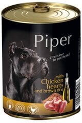 Piper su vištienos širdelėmis ir rudaisiais ryžiais, 800 g kaina ir informacija | Konservai šunims | pigu.lt