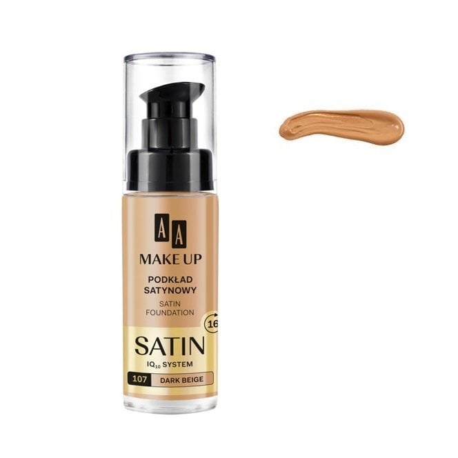 Makiažo pagrindas AA Make Up Filler Wrinkle Decrease Foundation Pro Age System, 107 Dark Beige, 30 ml kaina ir informacija | Makiažo pagrindai, pudros | pigu.lt