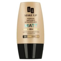 Makiažo pagrindas AA Make Up Matt Foundation 30 ml, 105 Sand цена и информация | Пудры, базы под макияж | pigu.lt