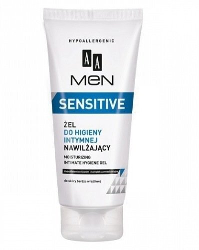 Intymios higienos prausiklis vyrams AA Men Sensitive, 200 ml kaina ir informacija | Intymios higienos prausikliai | pigu.lt