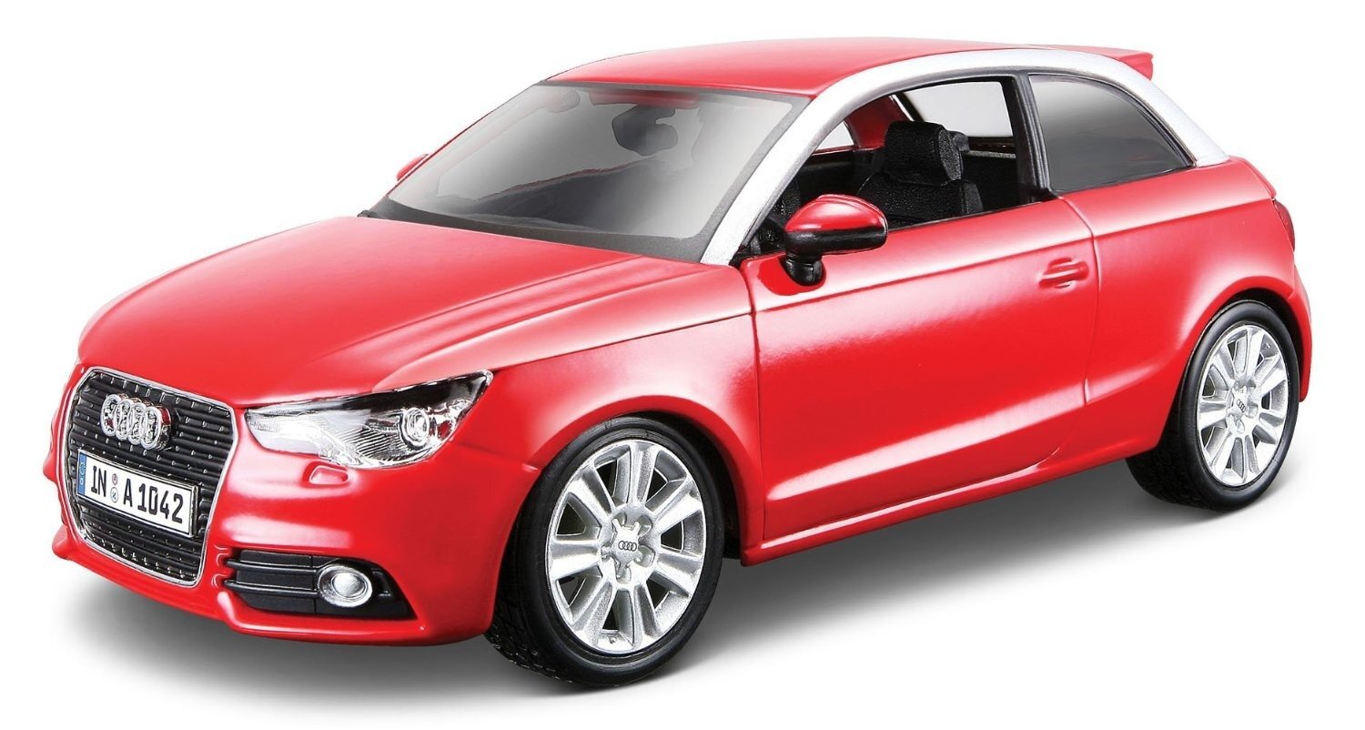 Atomobilio modelis ,Audi A1, 1:24, Bburago, 3 m.+ цена и информация | Žaislai berniukams | pigu.lt