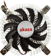 Akasa Low Profile Intel Cooler (AK-CC7129BP01) kaina ir informacija | Procesorių aušintuvai | pigu.lt