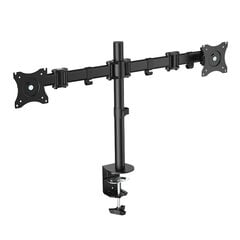 Logilink BP0022 Dual Monitor Desk mount, цена и информация | Кронштейны и крепления для телевизоров | pigu.lt