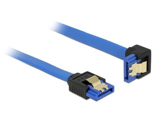 Delock 85090 SATA cable SATA 7-pin Black,Blue kaina ir informacija | Kabeliai ir laidai | pigu.lt