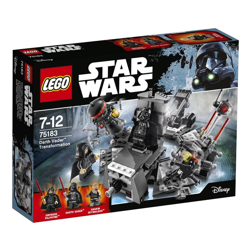 75183 LEGO® Star Wars Darth Vader transformacija цена и информация | Konstruktoriai ir kaladėlės | pigu.lt