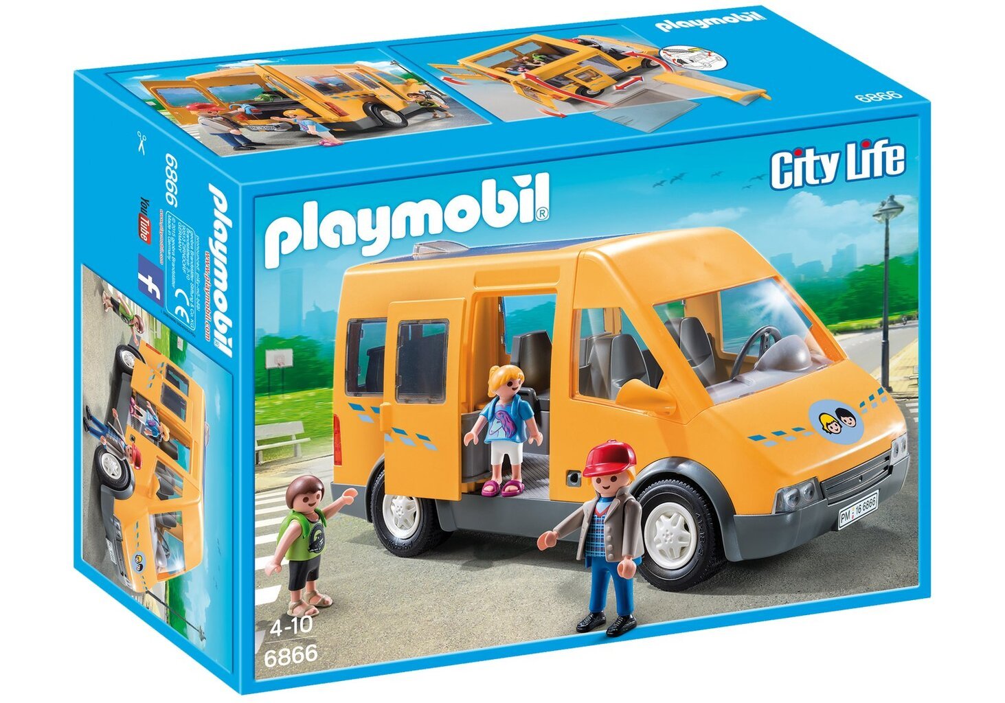 6866 PLAYMOBIL® Mokyklinis autobusas kaina ir informacija | Konstruktoriai ir kaladėlės | pigu.lt