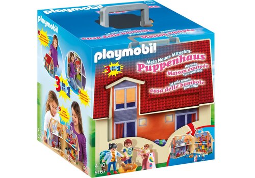 Портативный современный кукольный домик 5167 Playmobil®  цена и информация | Конструкторы и кубики | pigu.lt