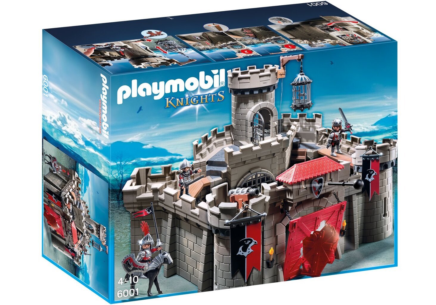 6001 PLAYMOBIL® Knights, Vanago riterių pilis kaina ir informacija | Konstruktoriai ir kaladėlės | pigu.lt