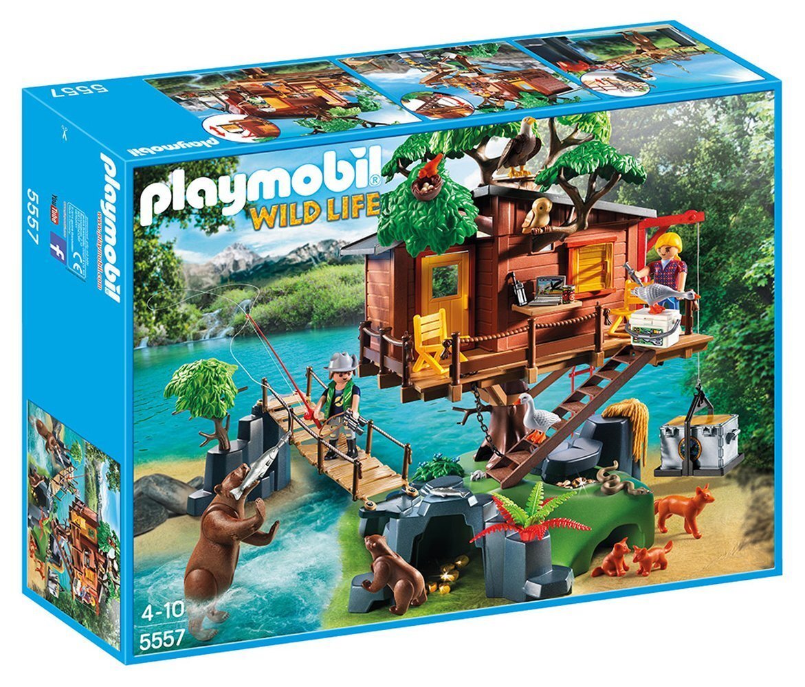 Kонструктор 5557 PLAYMOBIL® Wild Life, Adventure Tree House цена | pigu.lt