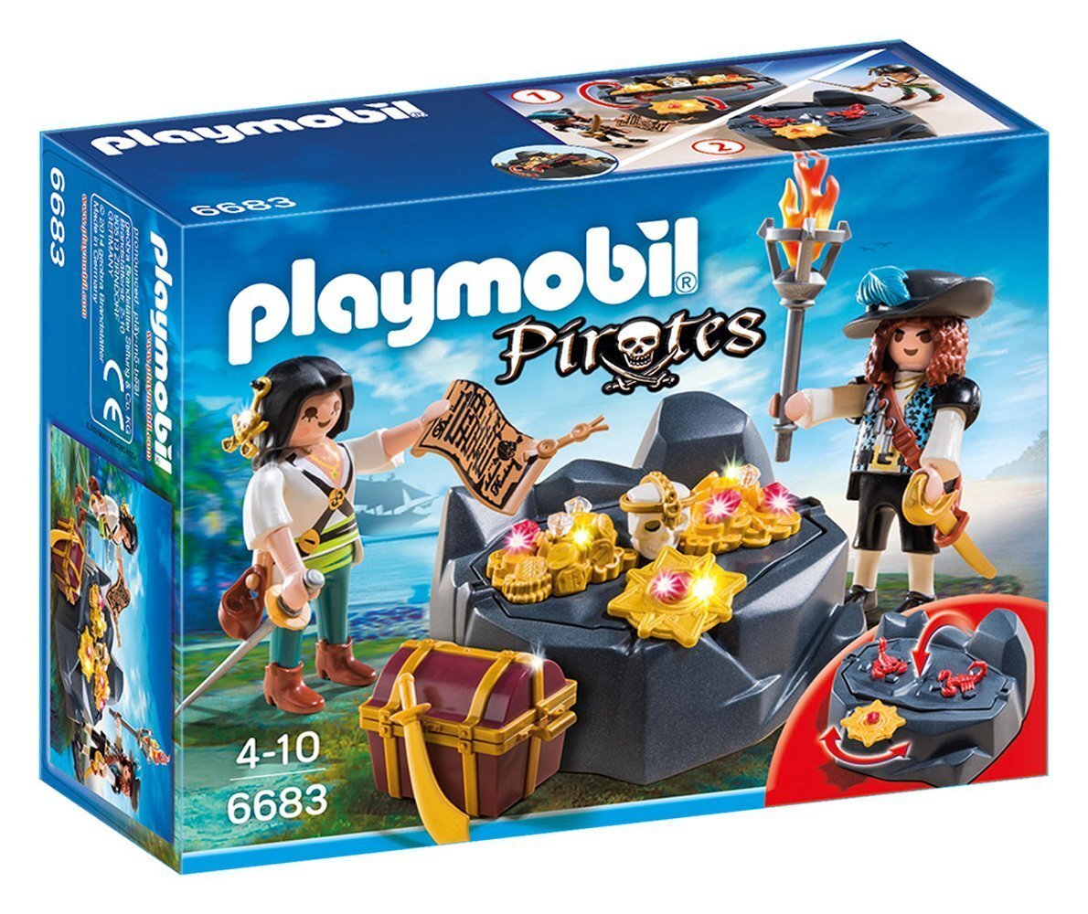 6683 PLAYMOBIL® Pirates, Lobių slėptuvė kaina ir informacija | Konstruktoriai ir kaladėlės | pigu.lt