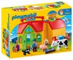 6962 PLAYMOBIL® 1.2.3, Nešiojama ferma kaina ir informacija | Konstruktoriai ir kaladėlės | pigu.lt