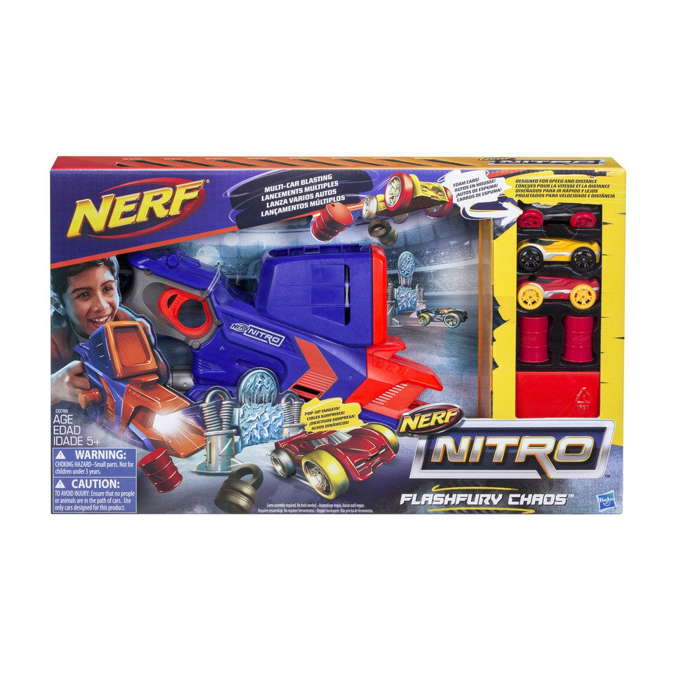 Šautuvas blasteris su paleidikliu Nerf Nitro Flashfury Chaos kaina ir informacija | Žaislai berniukams | pigu.lt