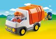 6774 PLAYMOBIL® 1.2.3 Šiukšliavežė su vairuotoju цена и информация | Konstruktoriai ir kaladėlės | pigu.lt