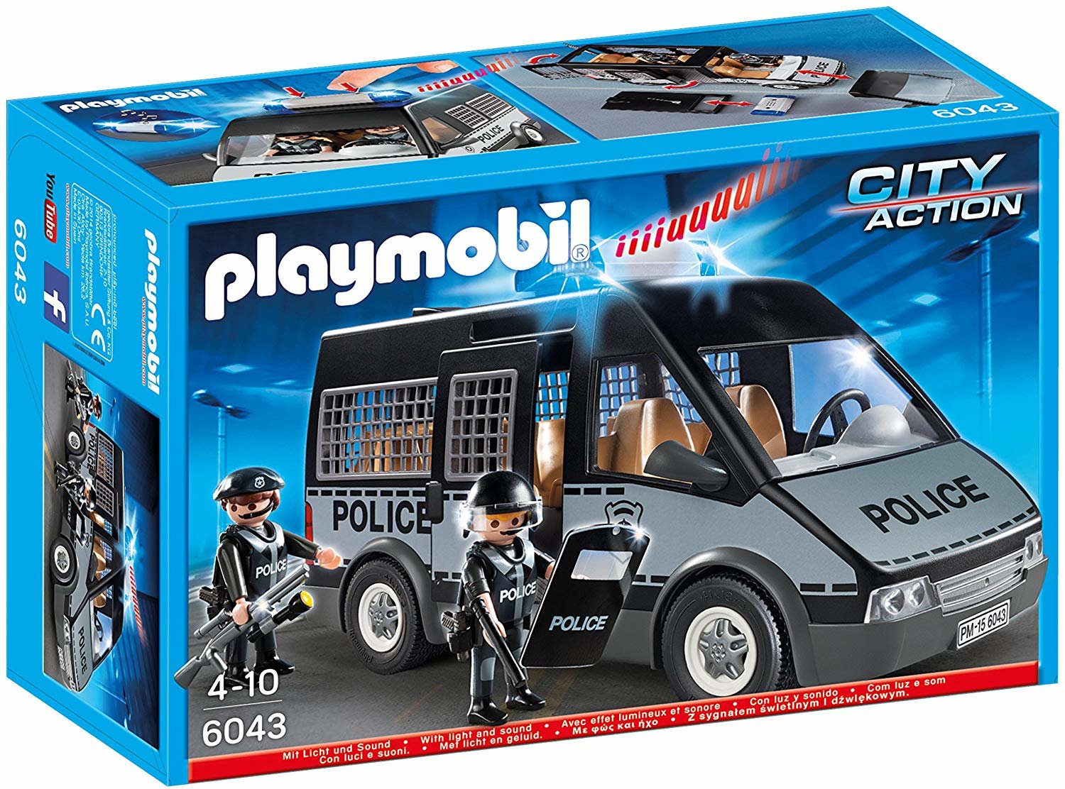 6043 PLAYMOBIL® City Action, Policijos mikroautobusas